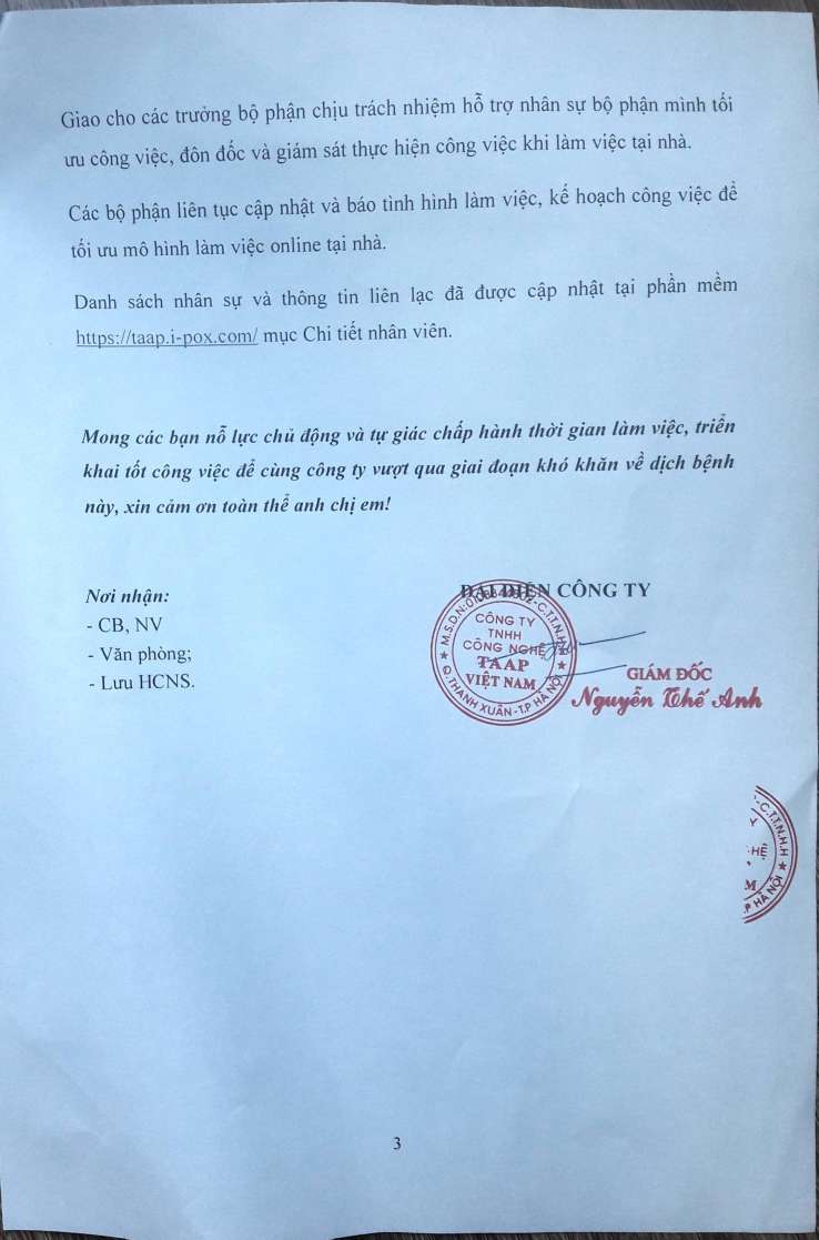 2 thong bao lam online